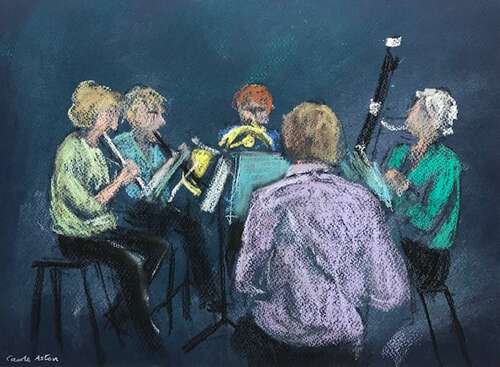 carole_aston___wind_quartet___pastel_11_x_15_inches